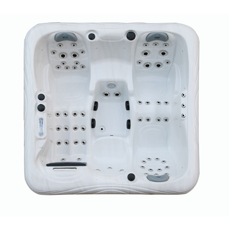 Spa extérieur 5-6 places 200×200 cm — 59 jets, système Balboa, chauffage 3 kW, coque acrylique — MOQ 1