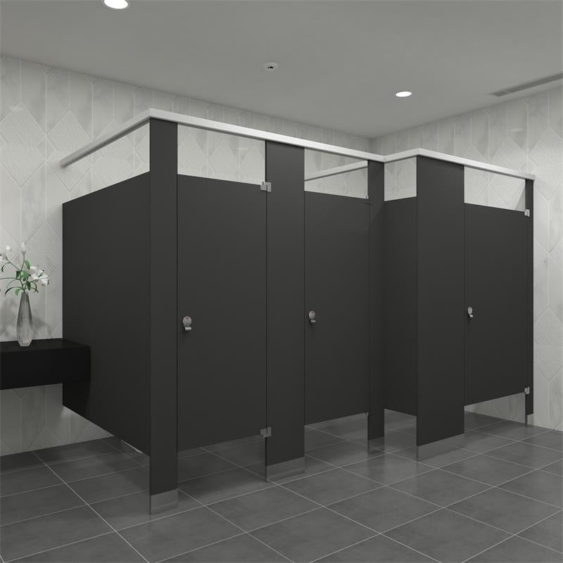 Cabine WC acier thermolaqué — design série A3 étanche classe A résistante au feu — ISO 9001 / anti-vandalisme — MOQ 10
