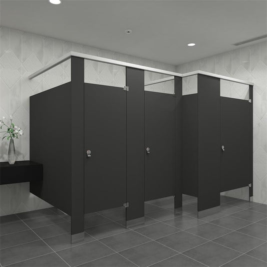 Cabine WC acier thermolaqué — design série A3 étanche classe A résistante au feu — ISO 9001 / anti-vandalisme — MOQ 10
