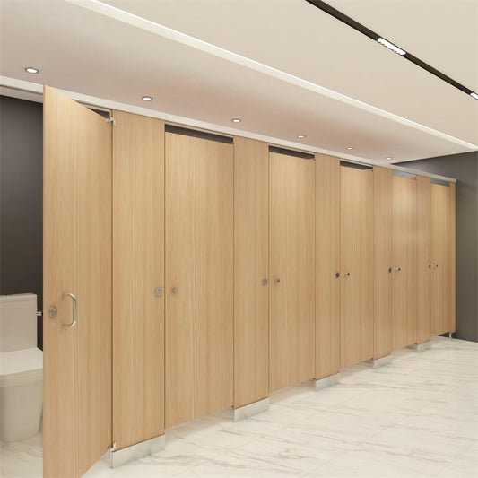 Cabine WC aluminium 18 mm bas carbone — design série A2 étanche classe A résistante au feu — ISO 9001 / éco-responsable — MOQ 10
