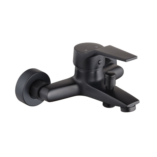 Mitigeur baignoire mural NOIR MAT — design moderne — MOQ 200