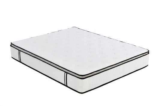 Matelas hybride ferme 28 cm — ressorts ensachés et mousse haute densité, soutien renforcé 160×200 — MOQ 50