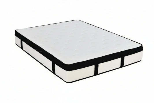 Matelas hybride 30 cm — mousse à mémoire de forme gel et ressorts ensachés 5 zones, 160×200 — MOQ 50
