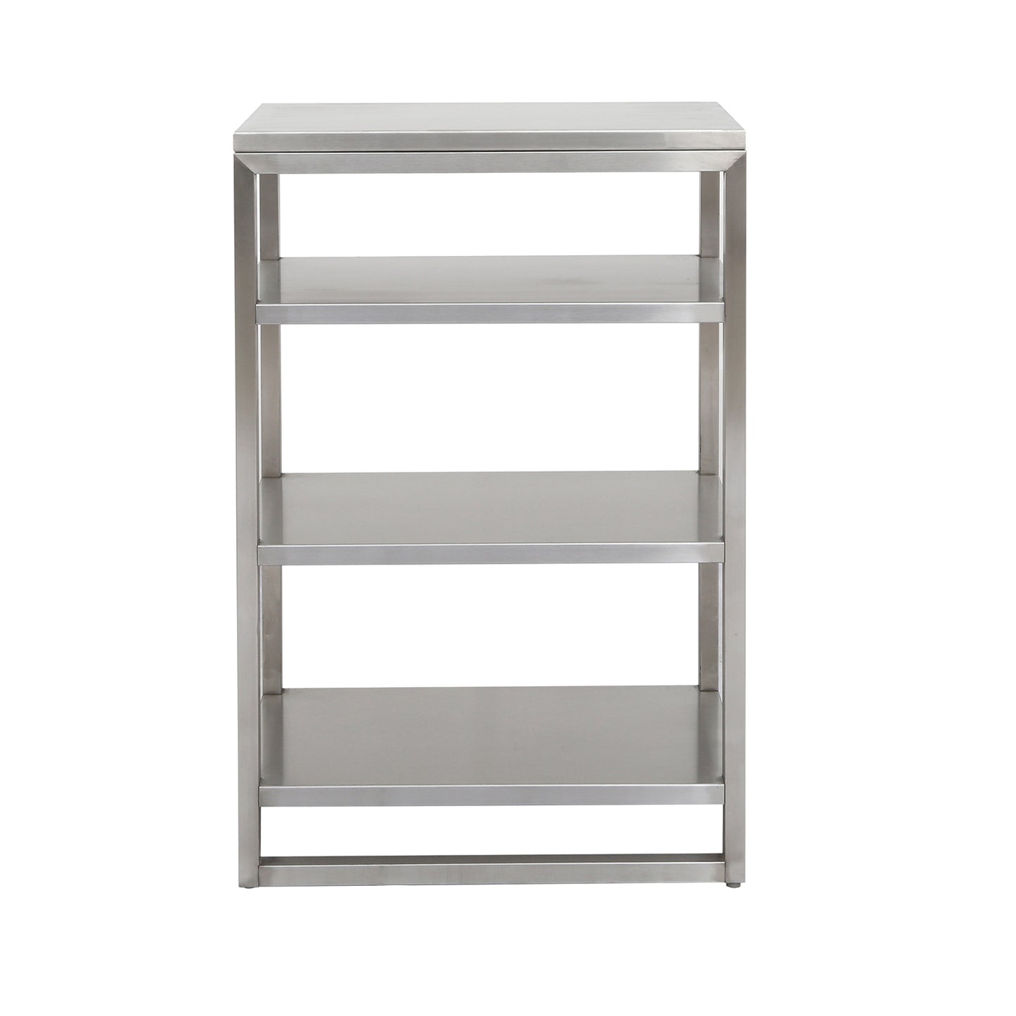 Étagère INOX 4 niveaux pliable compact — rangement pro multi-usages — MOQ 100