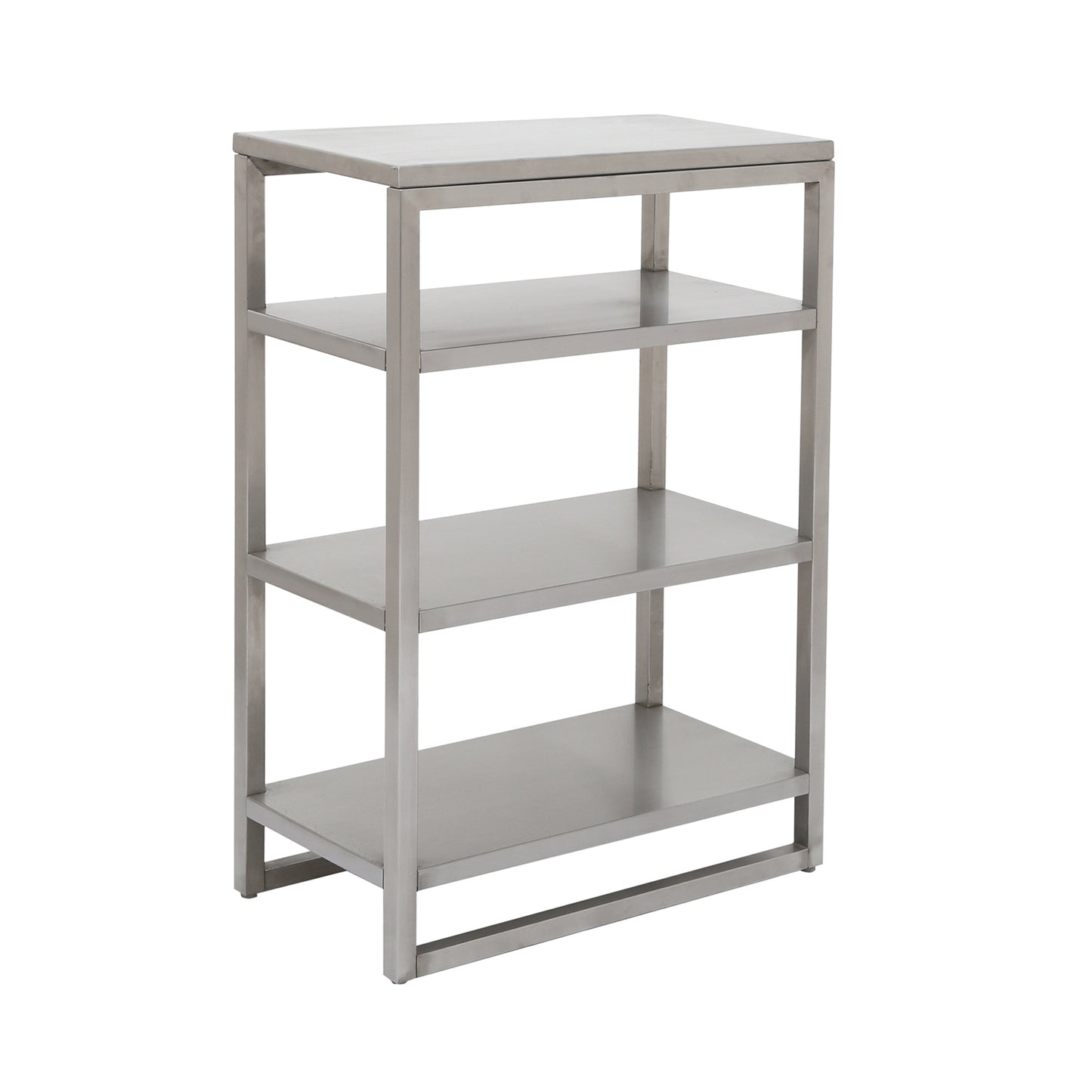 Étagère INOX 4 niveaux pliable compact — rangement pro multi-usages — MOQ 100