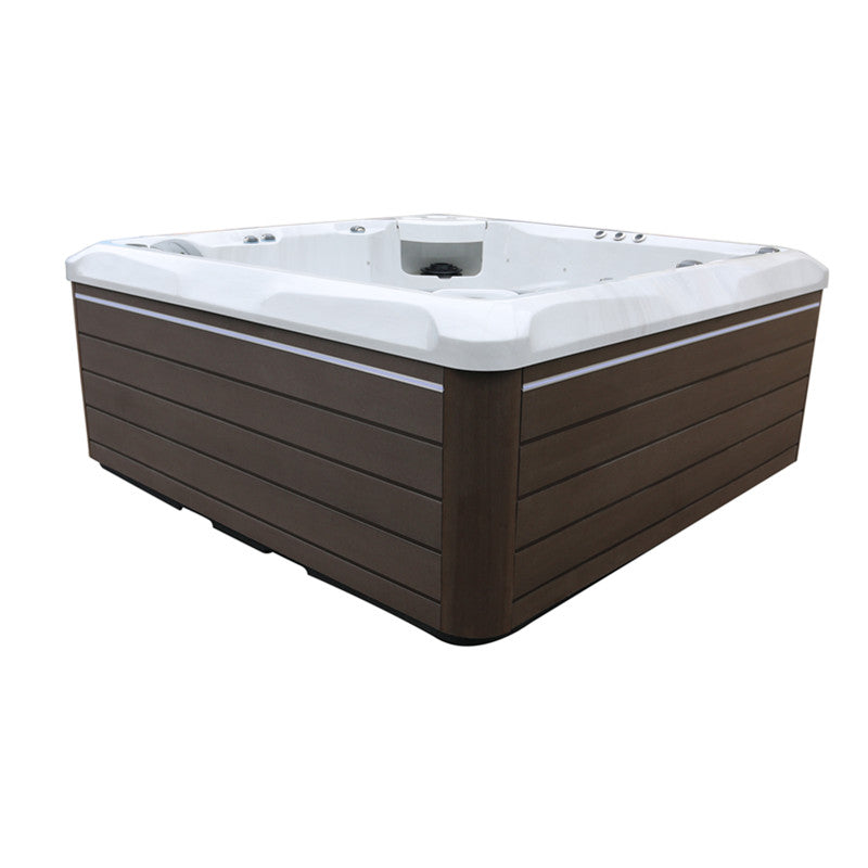 Spa extérieur 6-7 places 214×214 cm — 29 jets, système Balboa, chauffage 3 kW, coque acrylique — MOQ 1