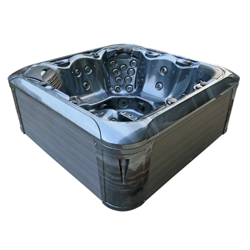 Spa extérieur 7-8 places 230×230 cm — 67 jets, système Balboa, chauffage 3 kW, coque acrylique — MOQ 1