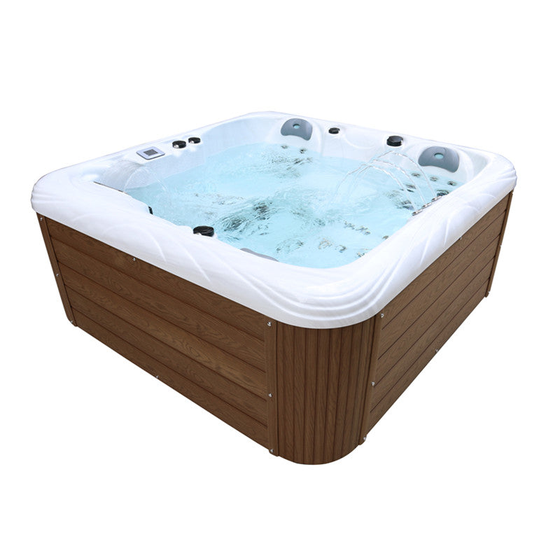 Spa extérieur 5-6 places 200×200 cm — 59 jets, système Balboa, chauffage 3 kW, coque acrylique — MOQ 1