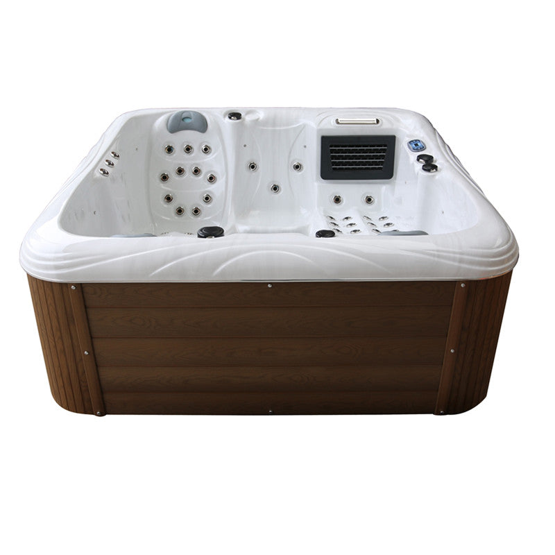 Spa extérieur 5-6 places 200×200 cm — 59 jets, système Balboa, chauffage 3 kW, coque acrylique — MOQ 1