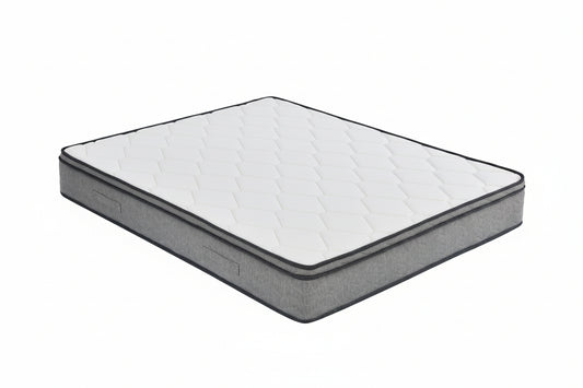 Matelas à ressorts ensachés 160×200 cm — épaisseur 24 cm, mousse HD + bordure renforcée, conditionné enroulé — MOQ 50